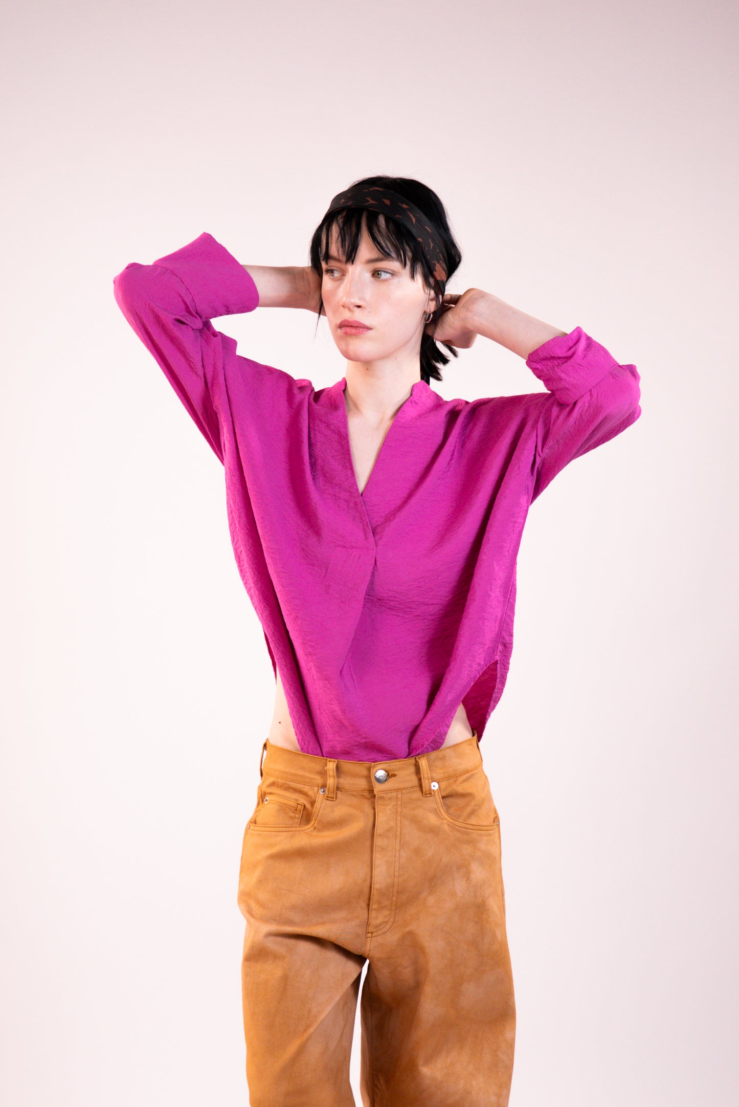 NOUS antwerp CARINA BLOUSE overdye rosebud