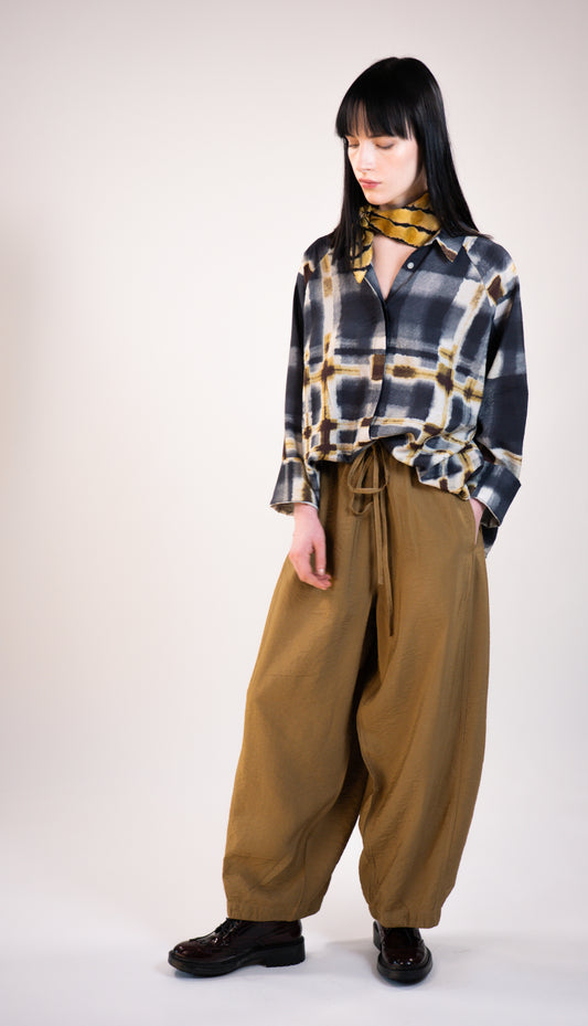 NOUS antwerp CHRISTA BLOUSE plaid print carbon