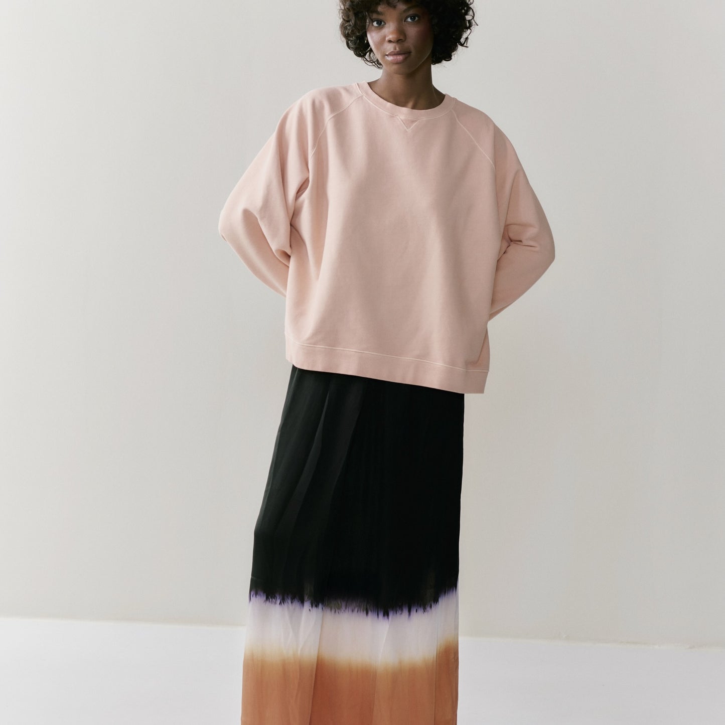 NOUS antwerp FRANCES SWEATER overdye peach