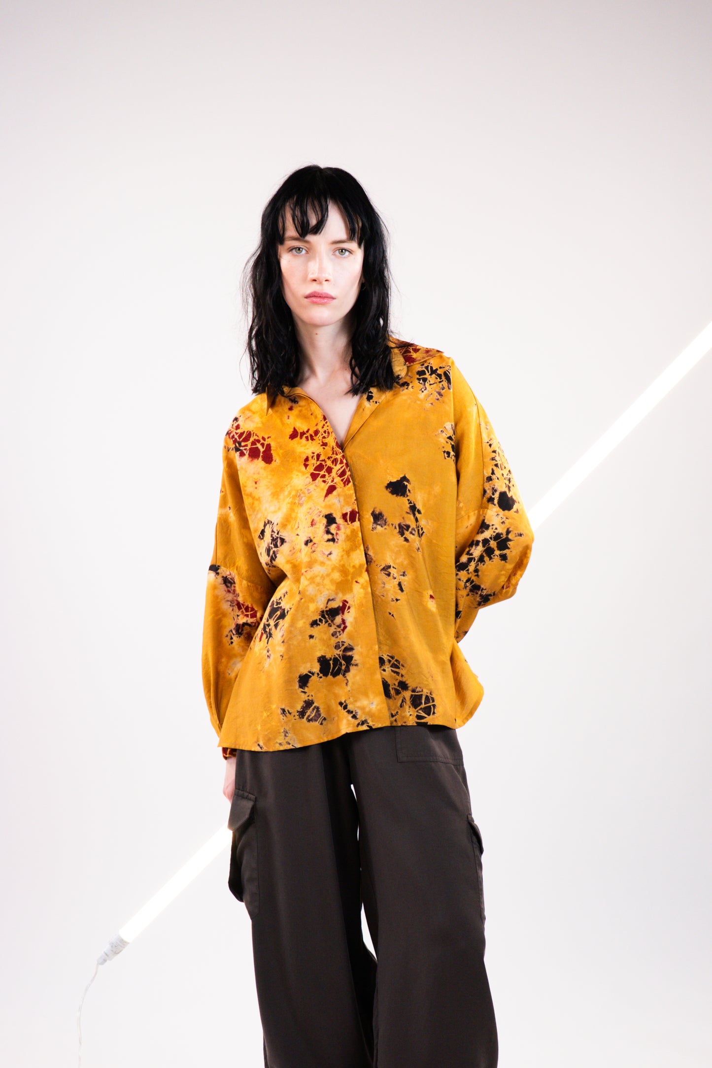 NOUS antwerp JOELLE BLOUSE crumble bronze