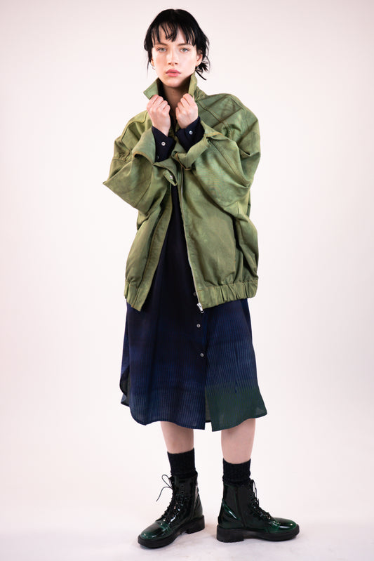 NOUS antwerp JOLIE JACKET clouds artichoke