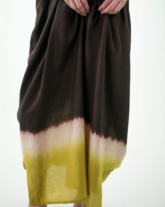 NOUS antwerp LORE KAFTAN sunset chocolate