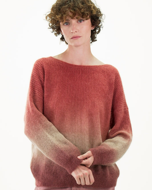 NOUS antwerp LOUISA KNITWEAR ombre picante