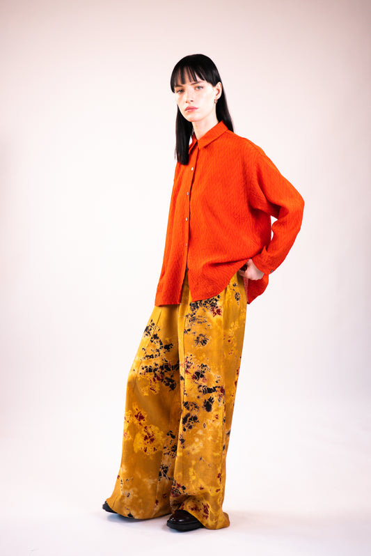 NOUS antwerp MEGHAN BLOUSE plain dye cherry tomato
