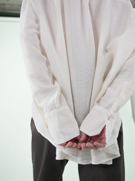 NOUS antwerp POLLY SHIRT overdye antique white