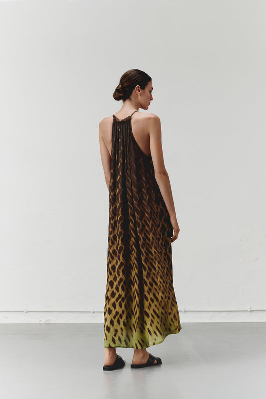 NOUS antwerp ROBIN spots DRESS spots khaki