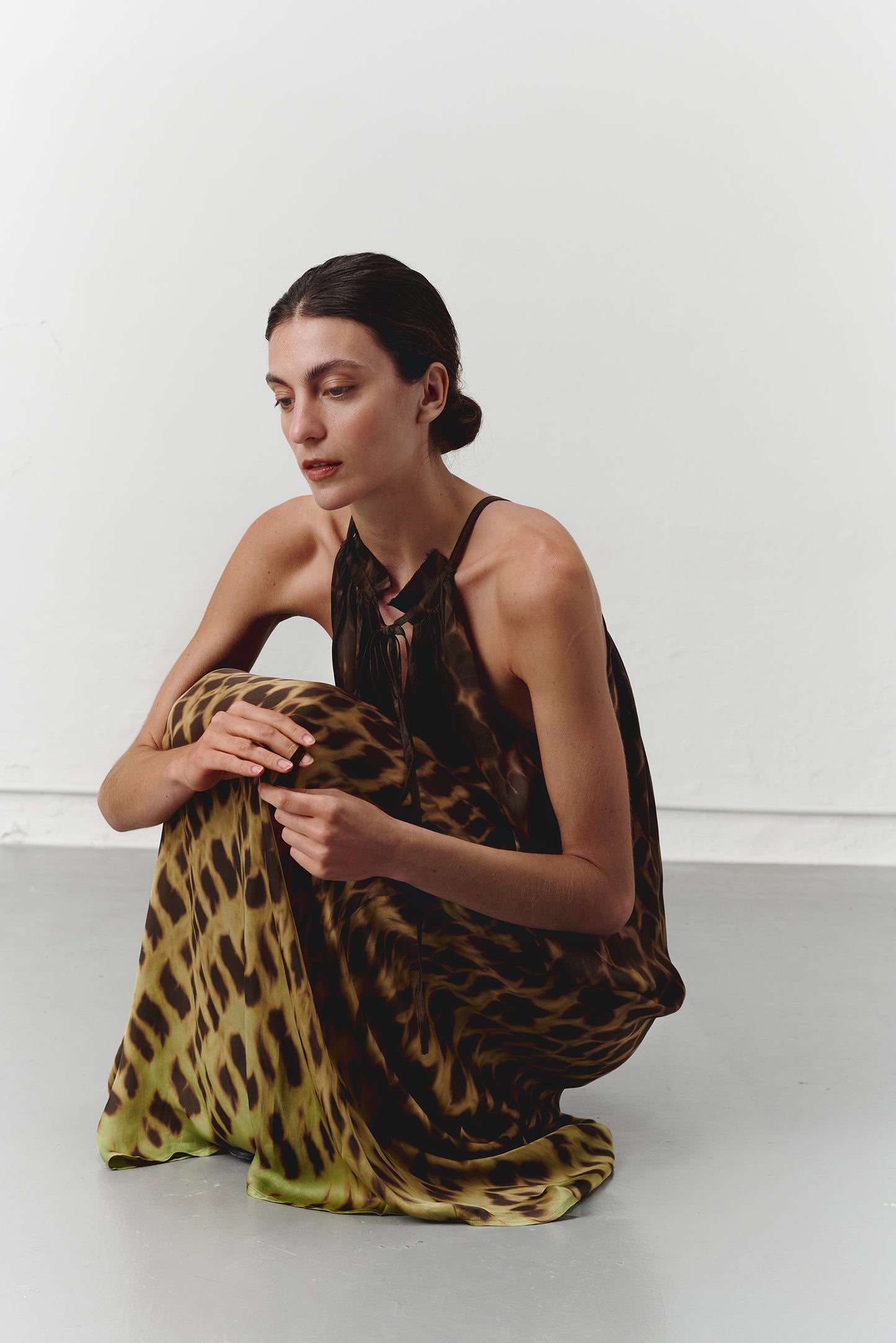 NOUS antwerp ROBIN DRESS spots khaki