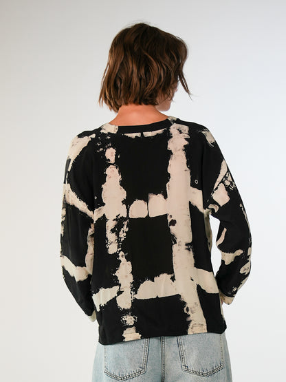 NOUS antwerp ABBIE BLOUSE blocks ecru