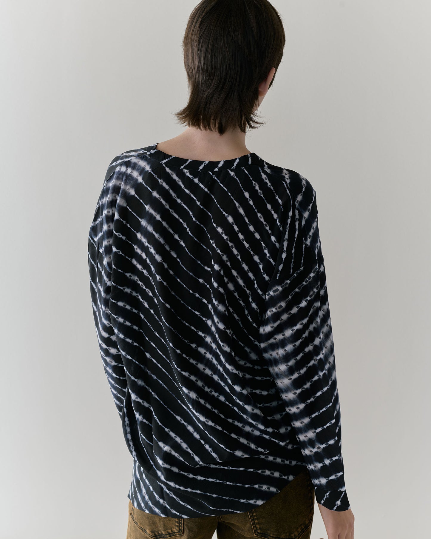NOUS antwerp ABBIE BLOUSE dots blackish