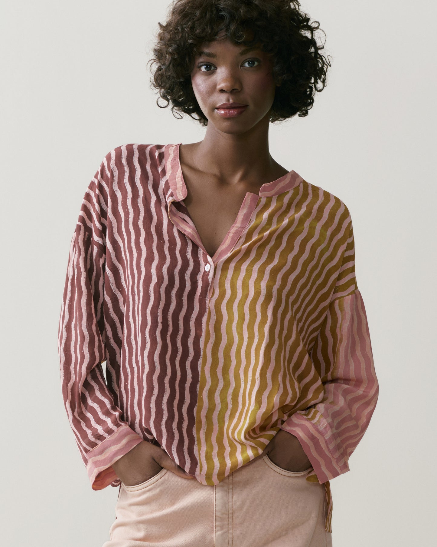 NOUS antwerp ABBIE BLOUSE river pink