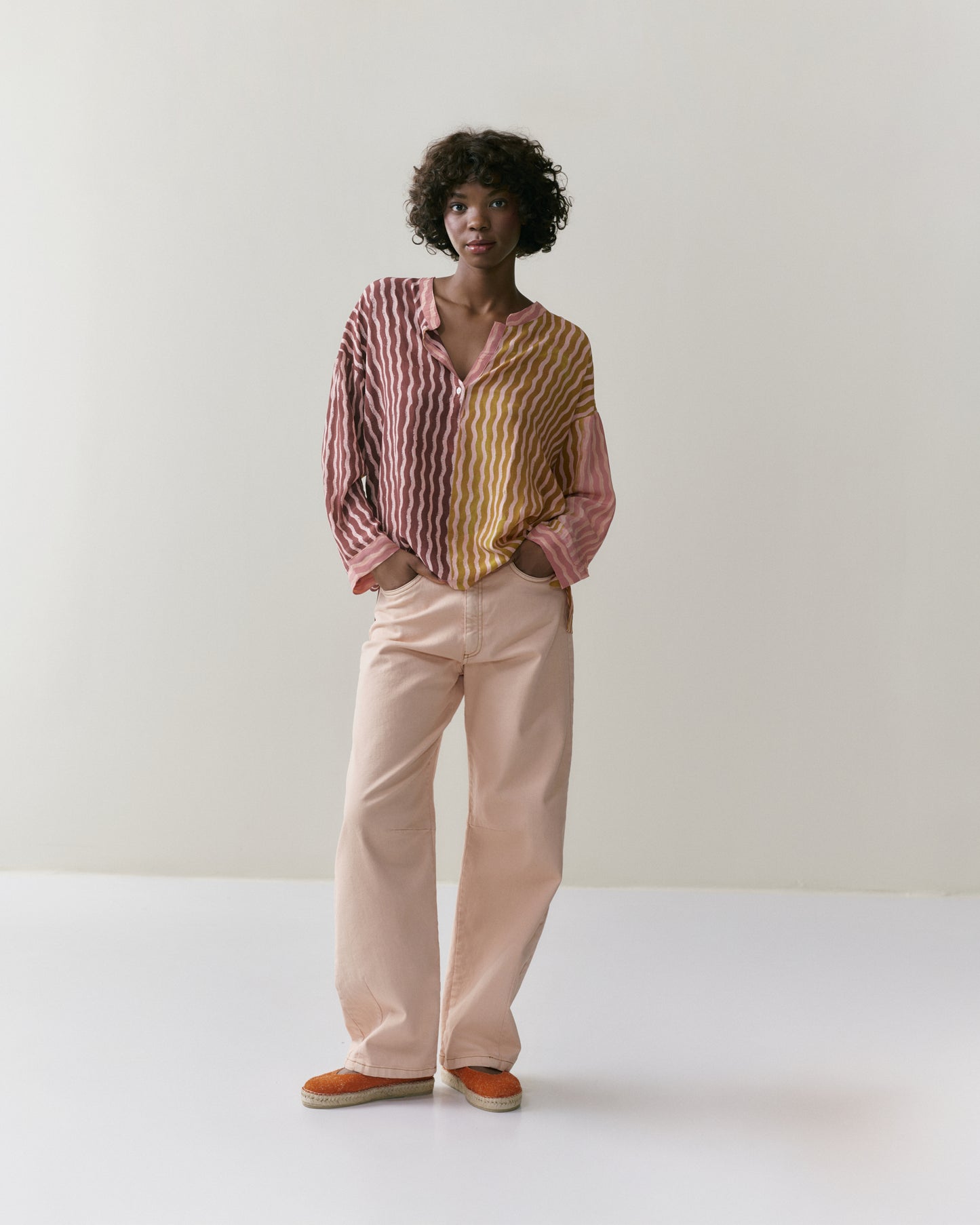 NOUS antwerp ABBIE BLOUSE river pink