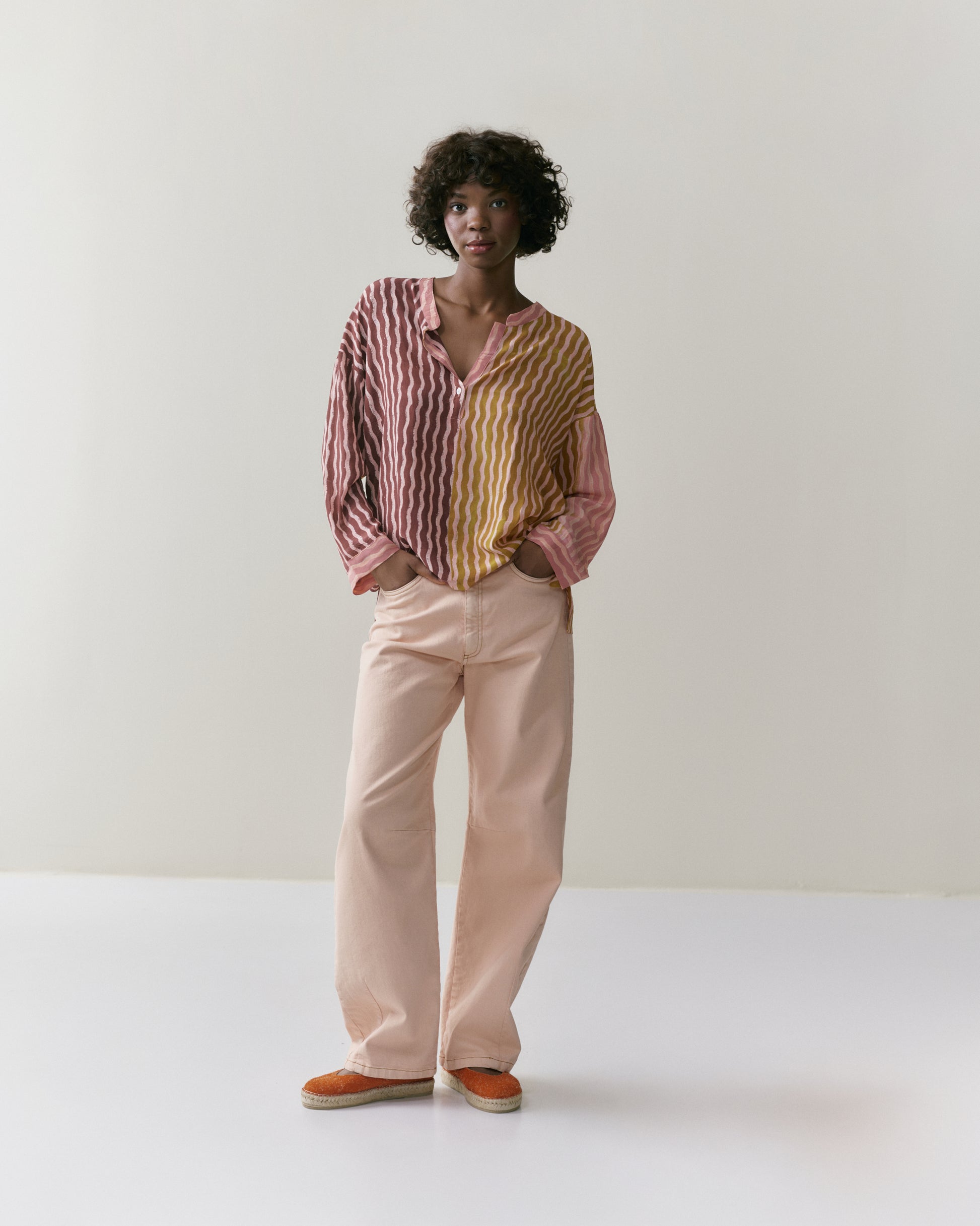 NOUS antwerp ABBIE BLOUSE river pink