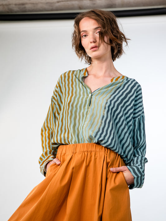 NOUS antwerp ABBIE BLOUSE river sage