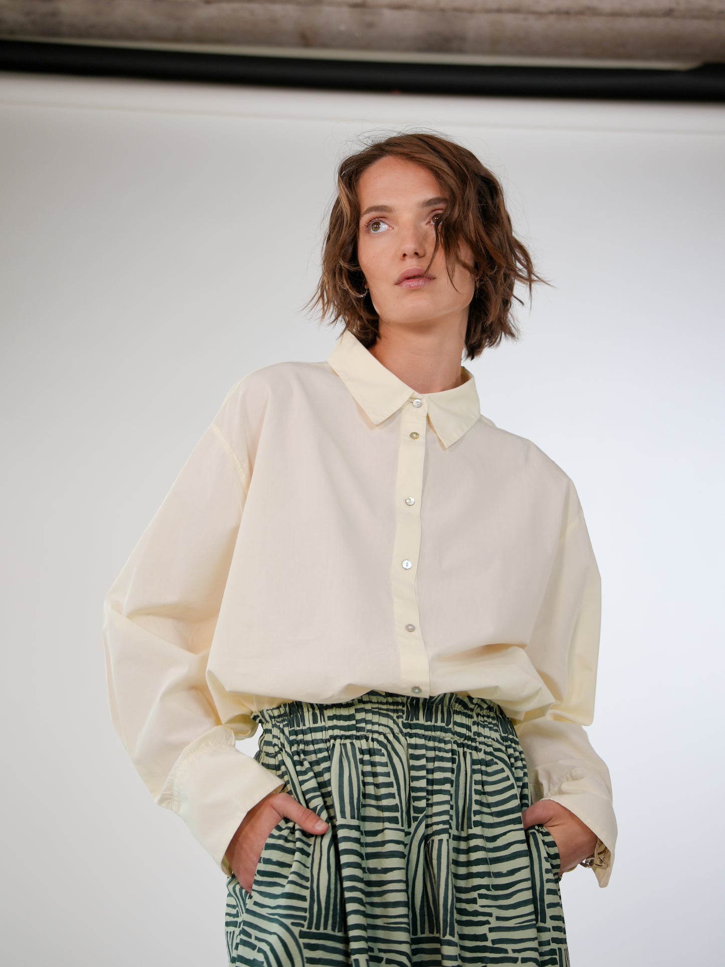 NOUS antwerp AMY SKIRT maze sage