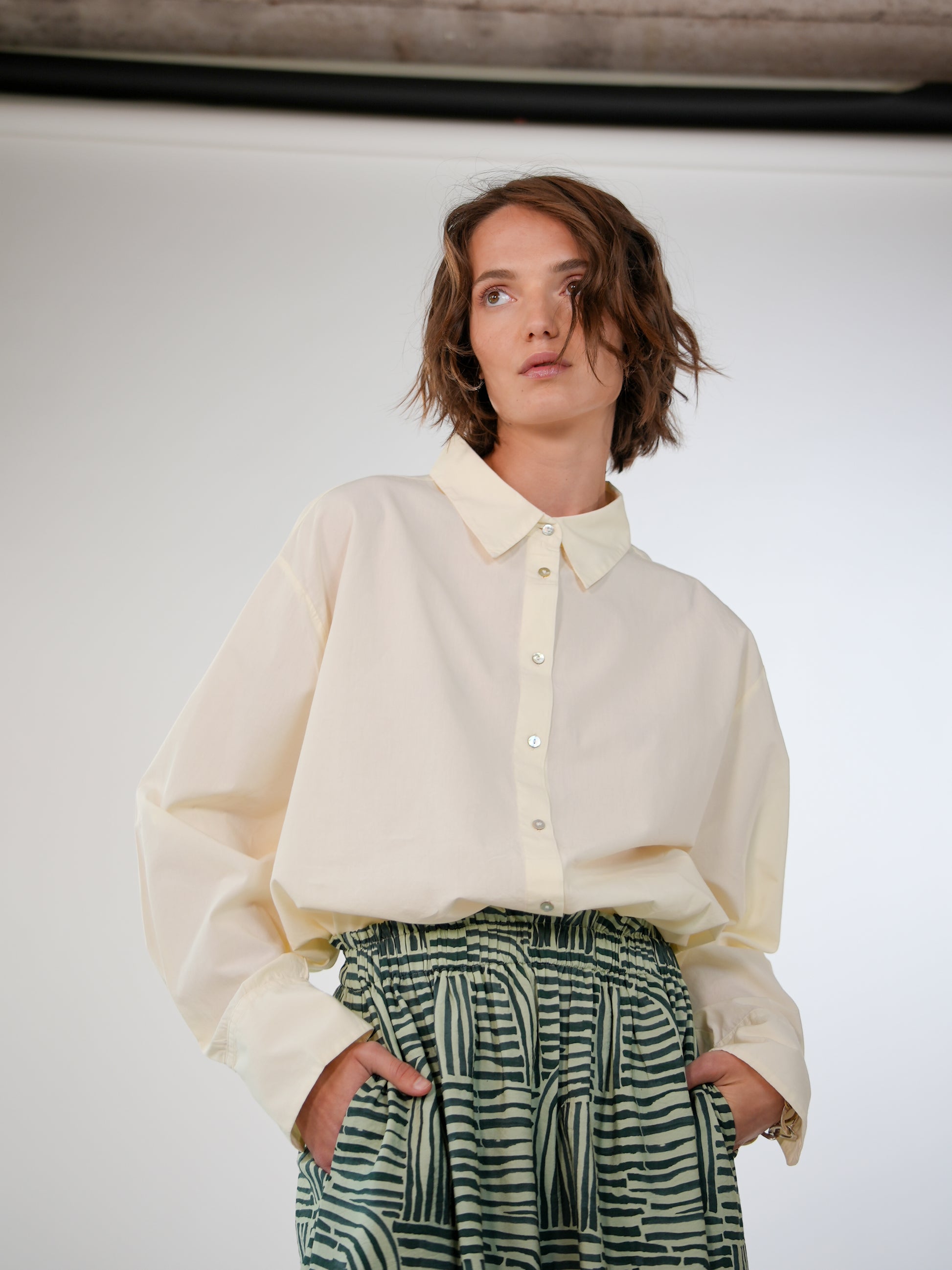 NOUS antwerp AMY SKIRT maze sage