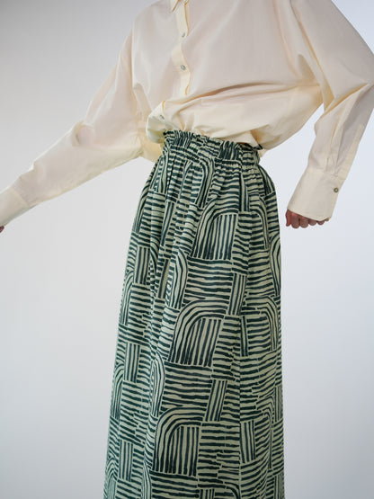 NOUS antwerp AMY SKIRT maze sage