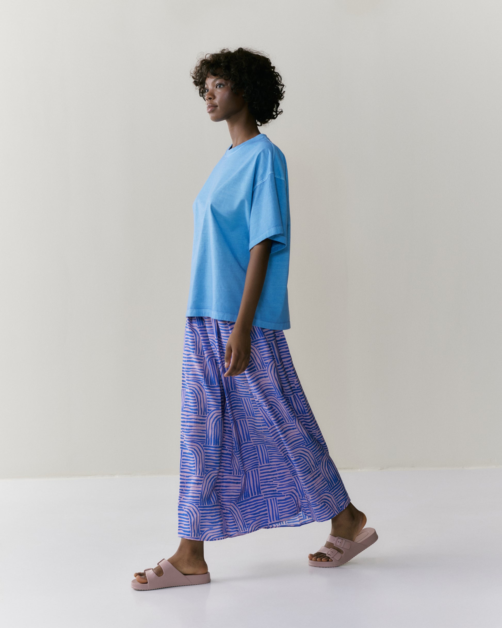 NOUS antwerp AMY SKIRT maze santorini