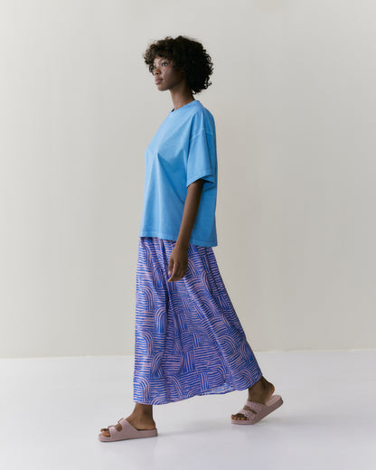 NOUS antwerp AMY SKIRT maze santorini