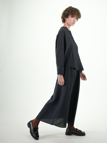 NOUS antwerp AMY SKIRT overdye carbon