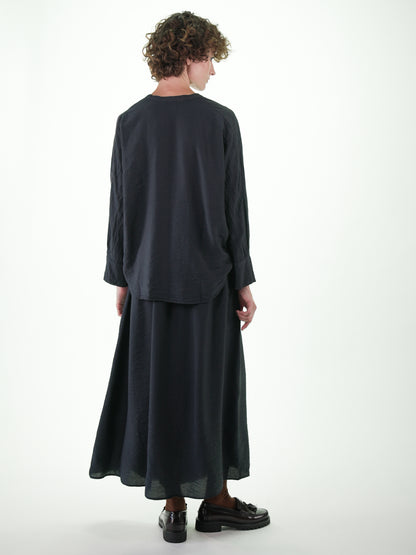 NOUS antwerp AMY SKIRT overdye carbon