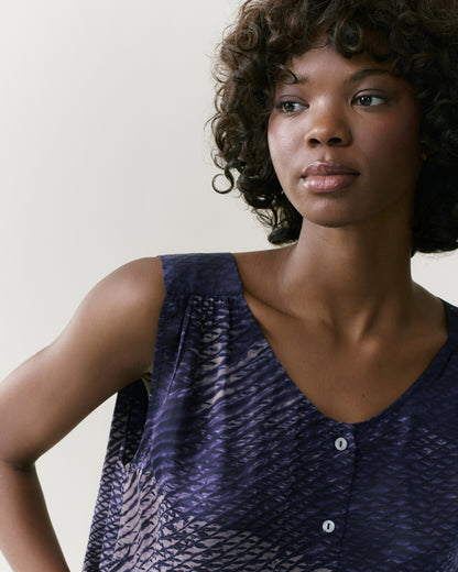 NOUS antwerp ARTO TOP twist navy