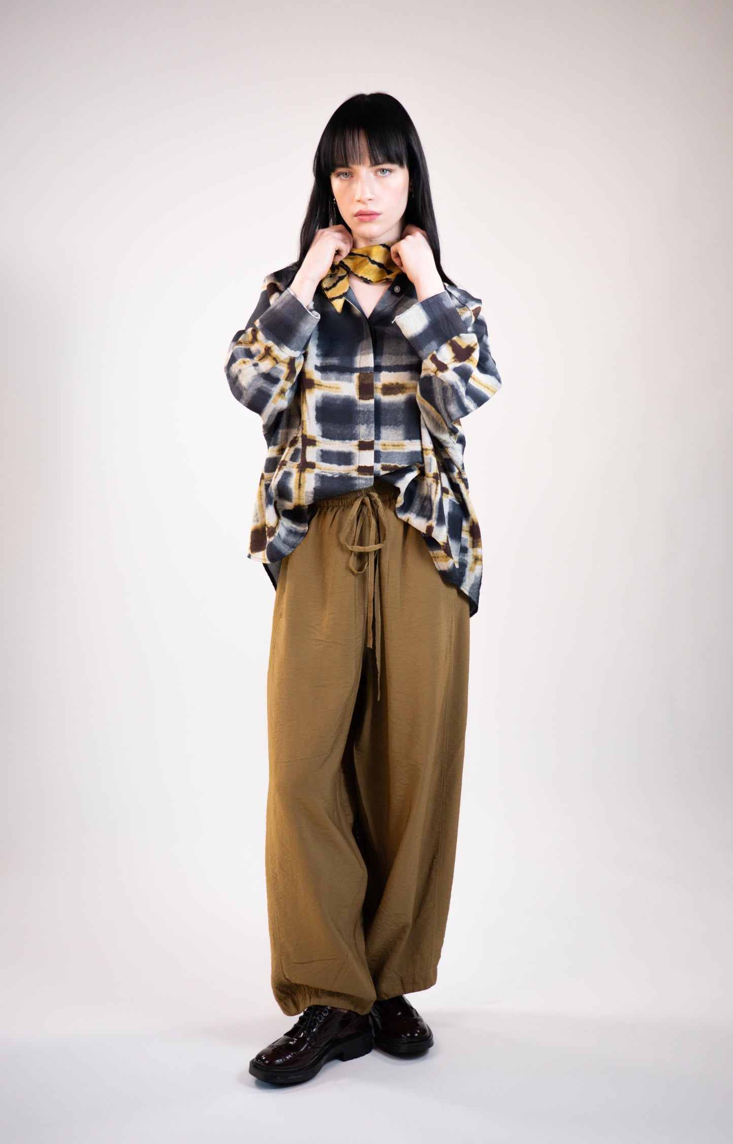 NOUS antwerp BRITT PANTS overdye tapenade