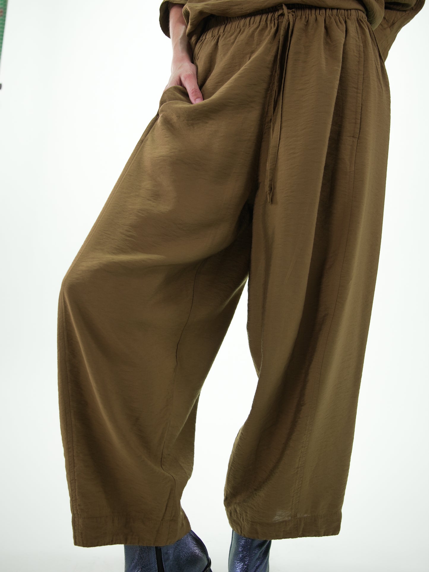 NOUS antwerp BRITT PANTS overdye tapenade