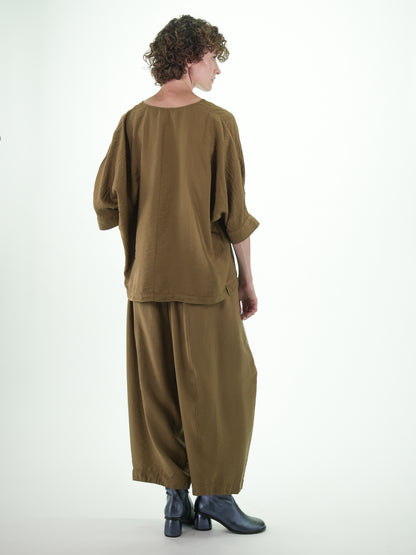 NOUS antwerp BRITT PANTS overdye tapenade