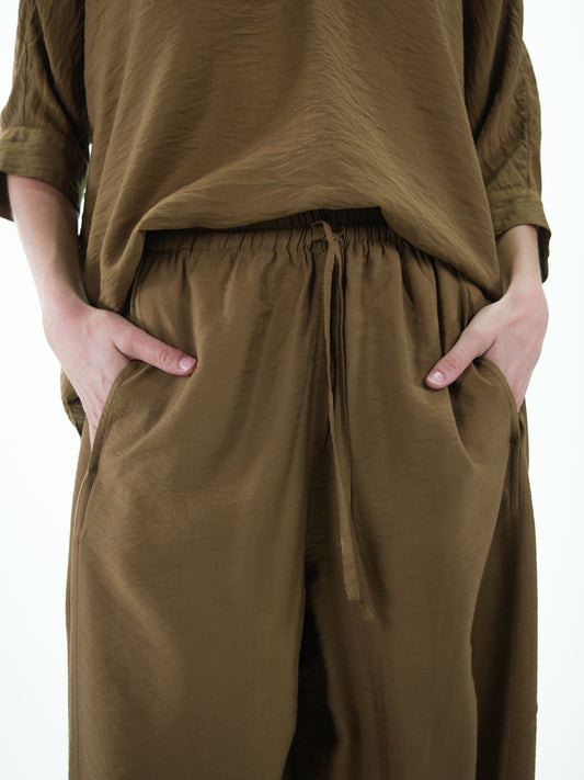 NOUS antwerp BRITT PANTS overdye tapenade