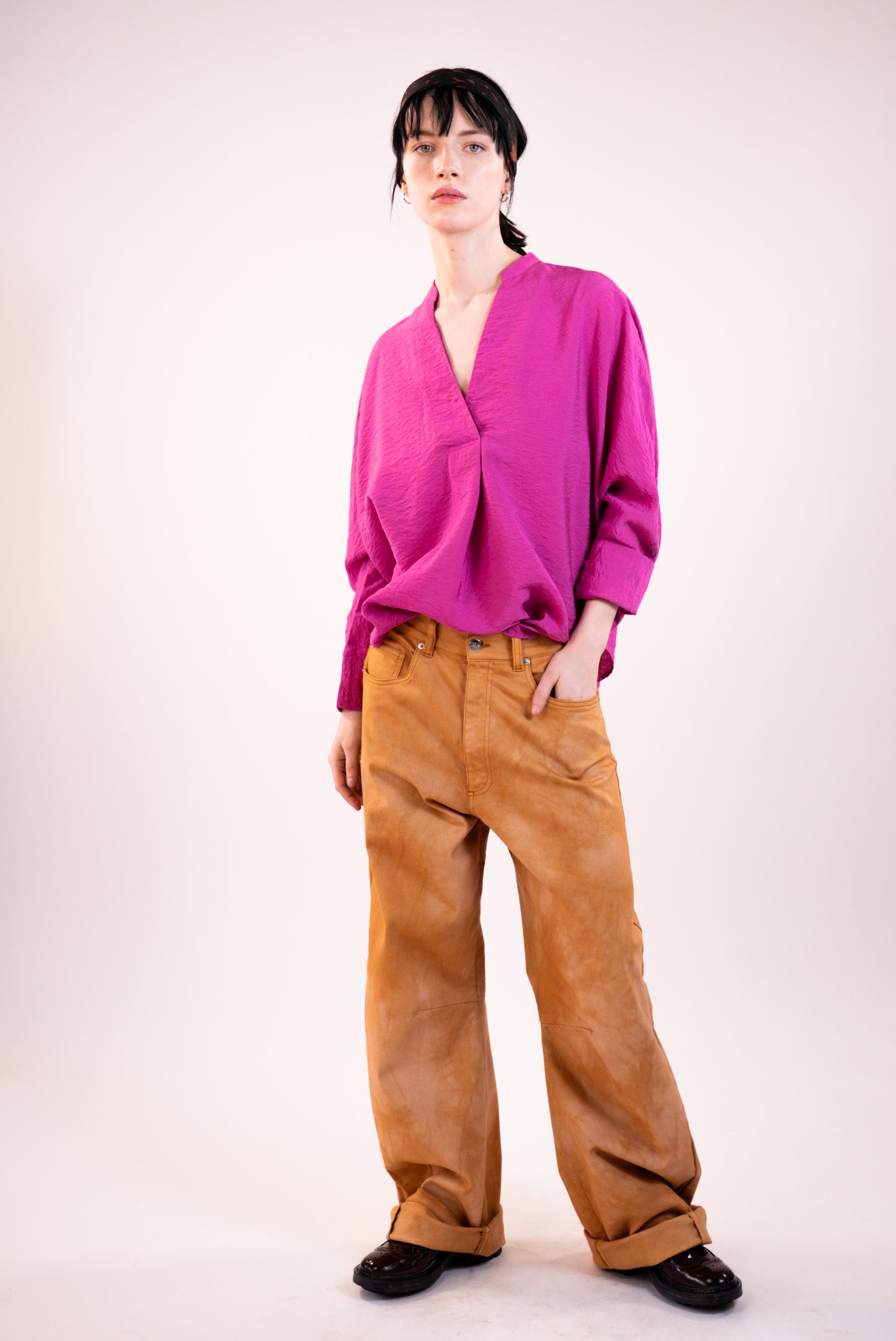 NOUS antwerp CARINA BLOUSE overdye rosebud