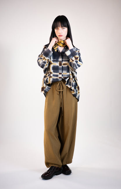 NOUS antwerp CHRISTA BLOUSE plaid print carbon