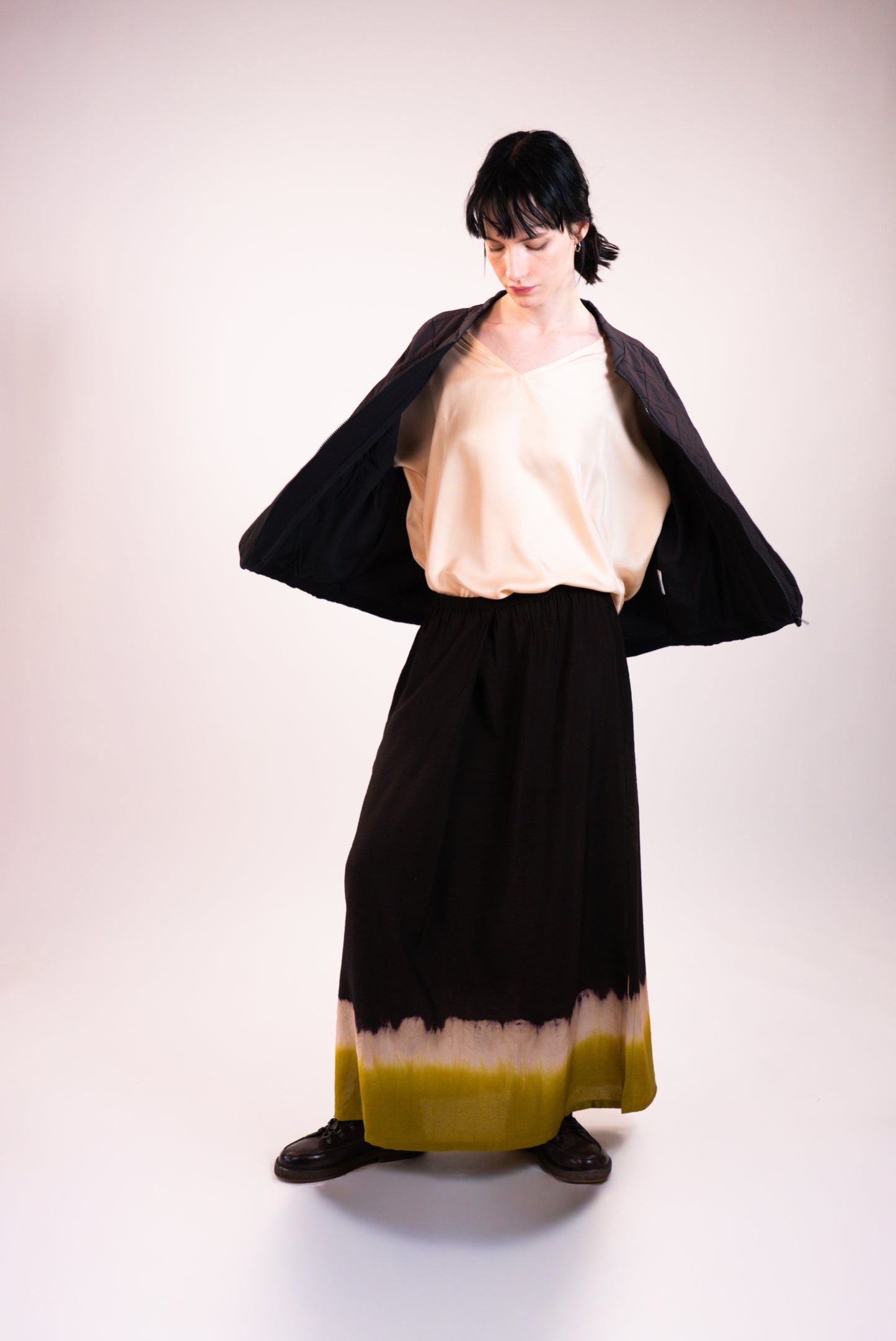 NOUS antwerp CLIO SKIRTS sunset chocolate