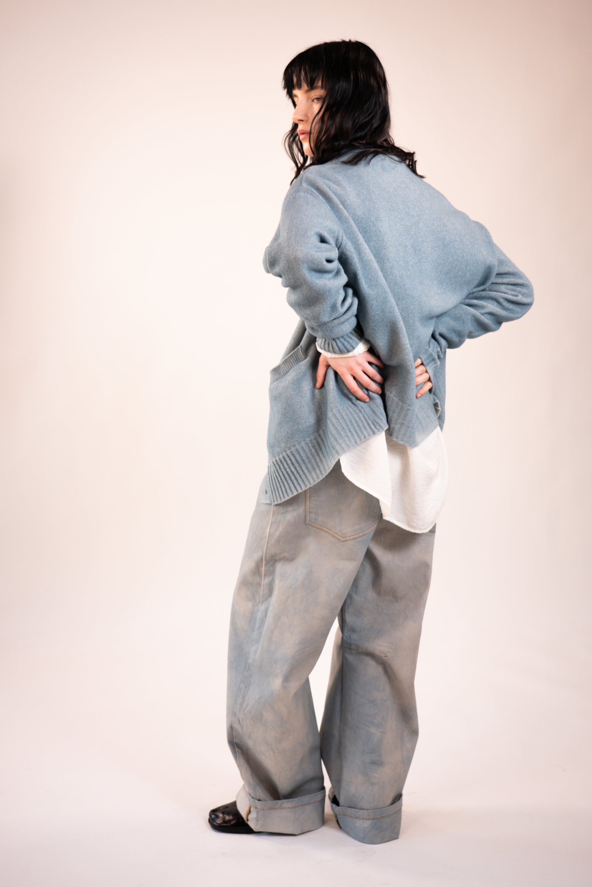 NOUS antwerp DANNY clouds PANTS clouds silver