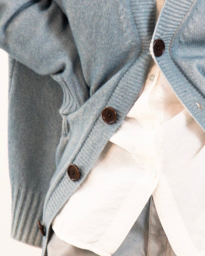 NOUS antwerp EDDIE KNITWEAR airbrush silver