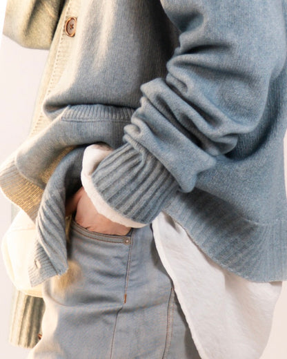 NOUS antwerp EDDIE KNITWEAR airbrush silver