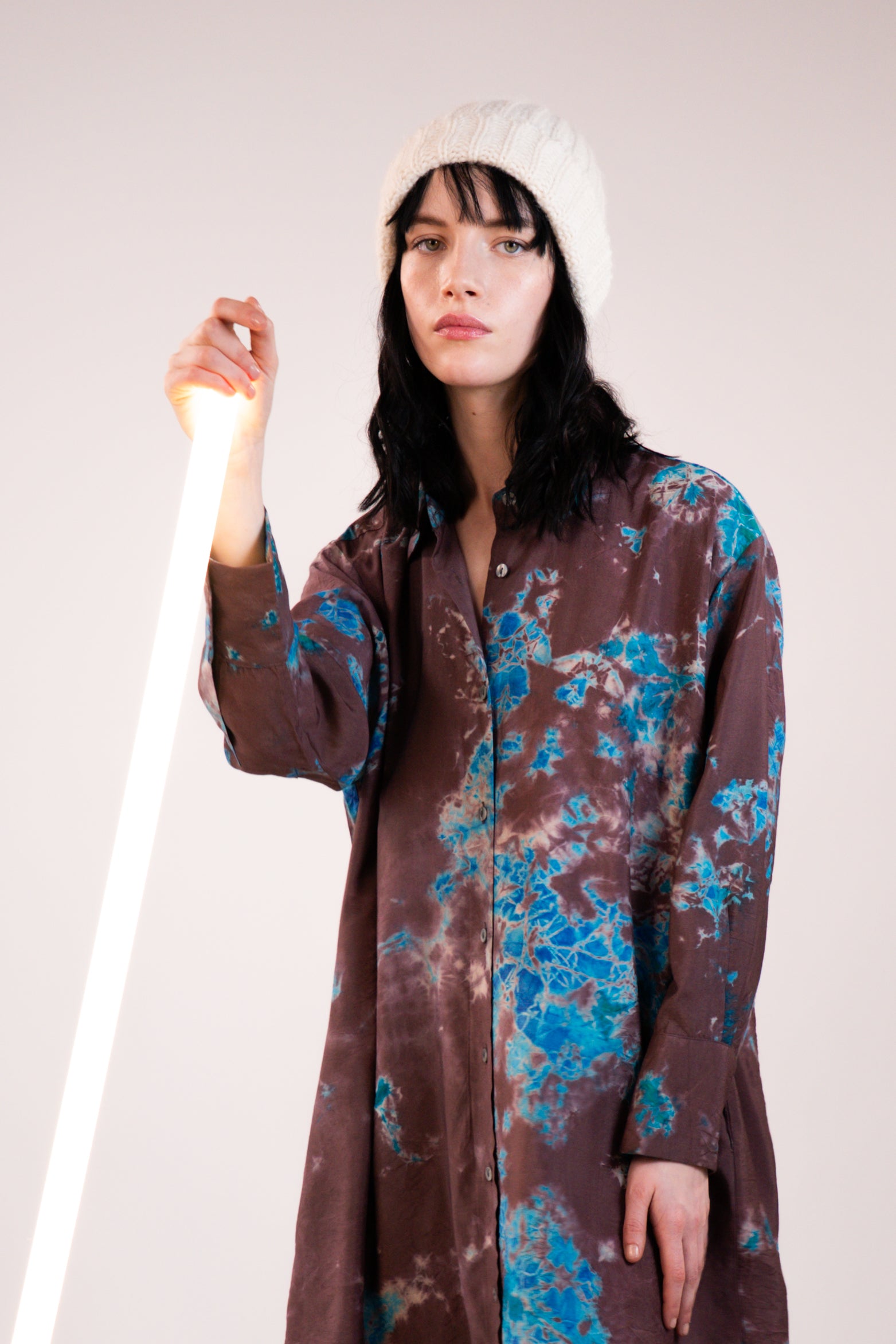 NOUS antwerp EVA DRESS crumble bean