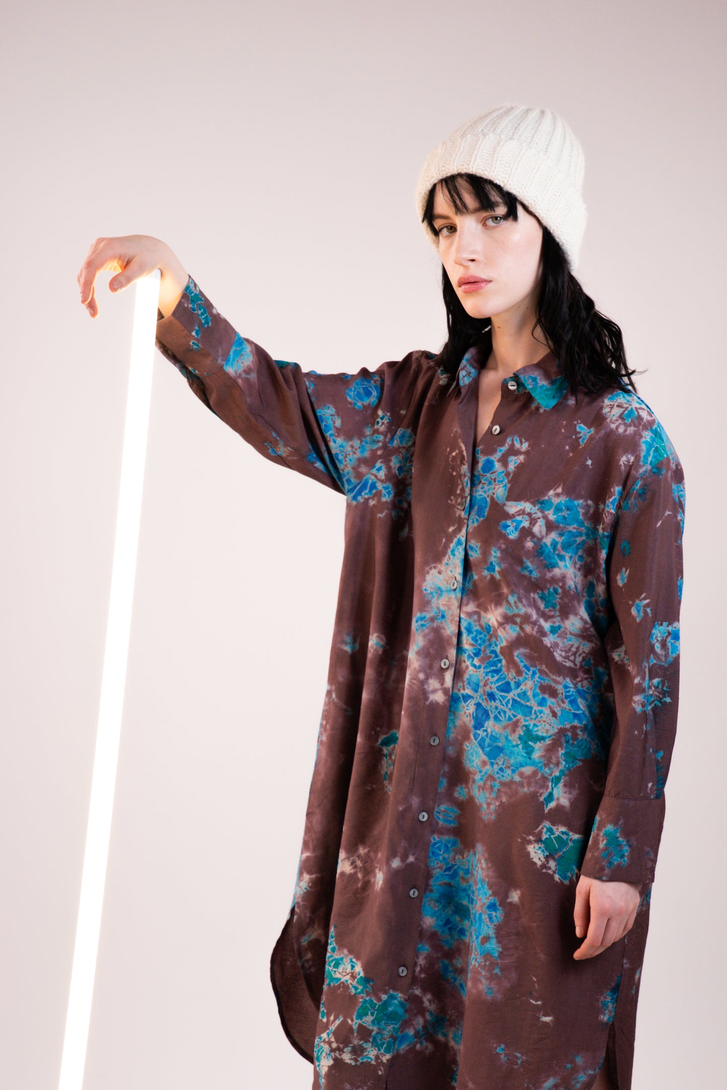NOUS antwerp EVA DRESS crumble bean