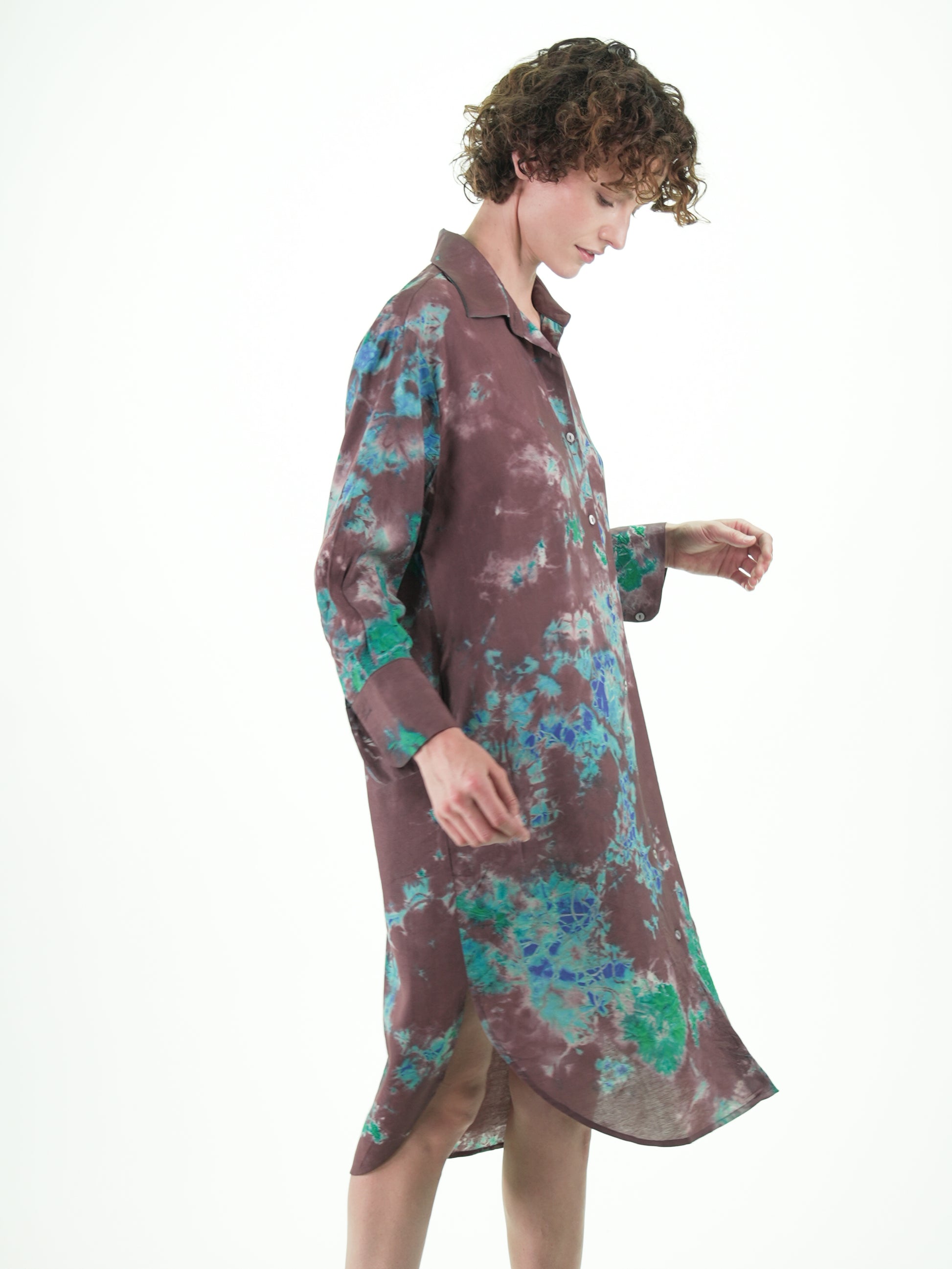 NOUS antwerp EVA DRESS crumble bean