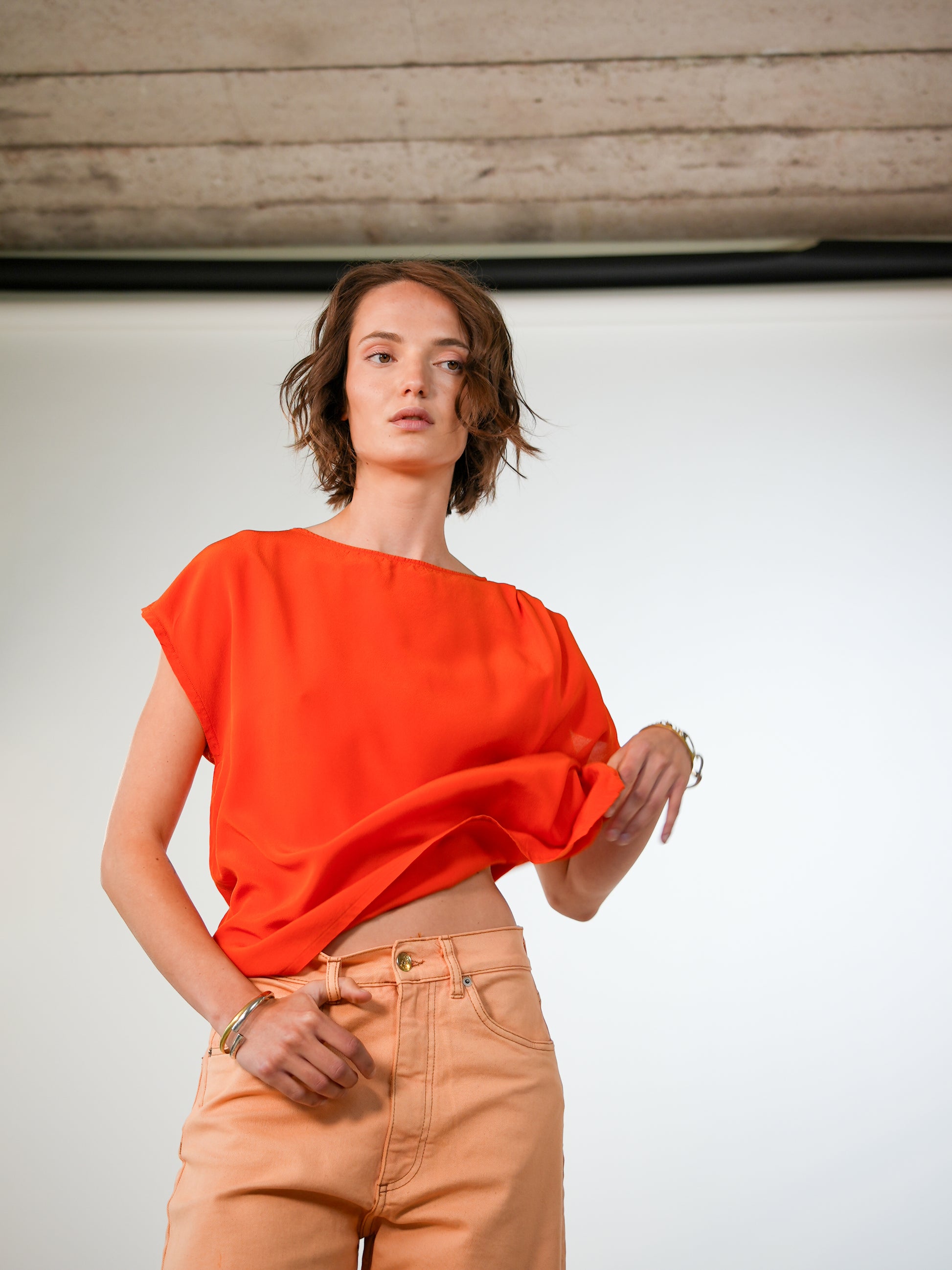 NOUS antwerp HELLA BLOUSE overdye spritz