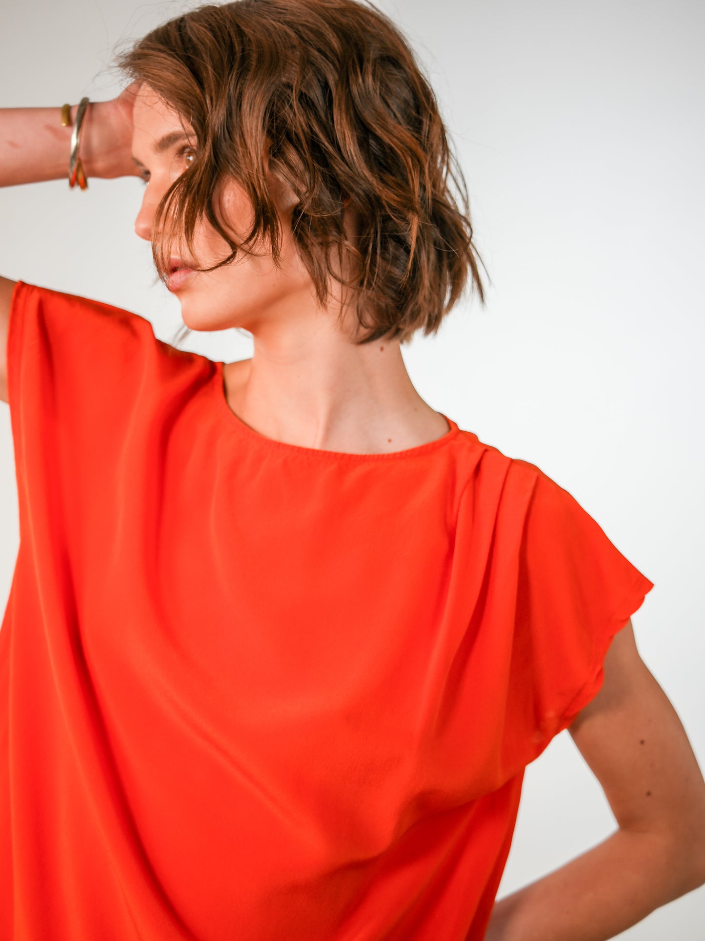 NOUS antwerp HELLA BLOUSE overdye spritz