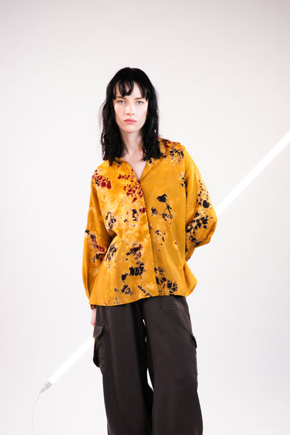NOUS antwerp JOELLE BLOUSE crumble bronze