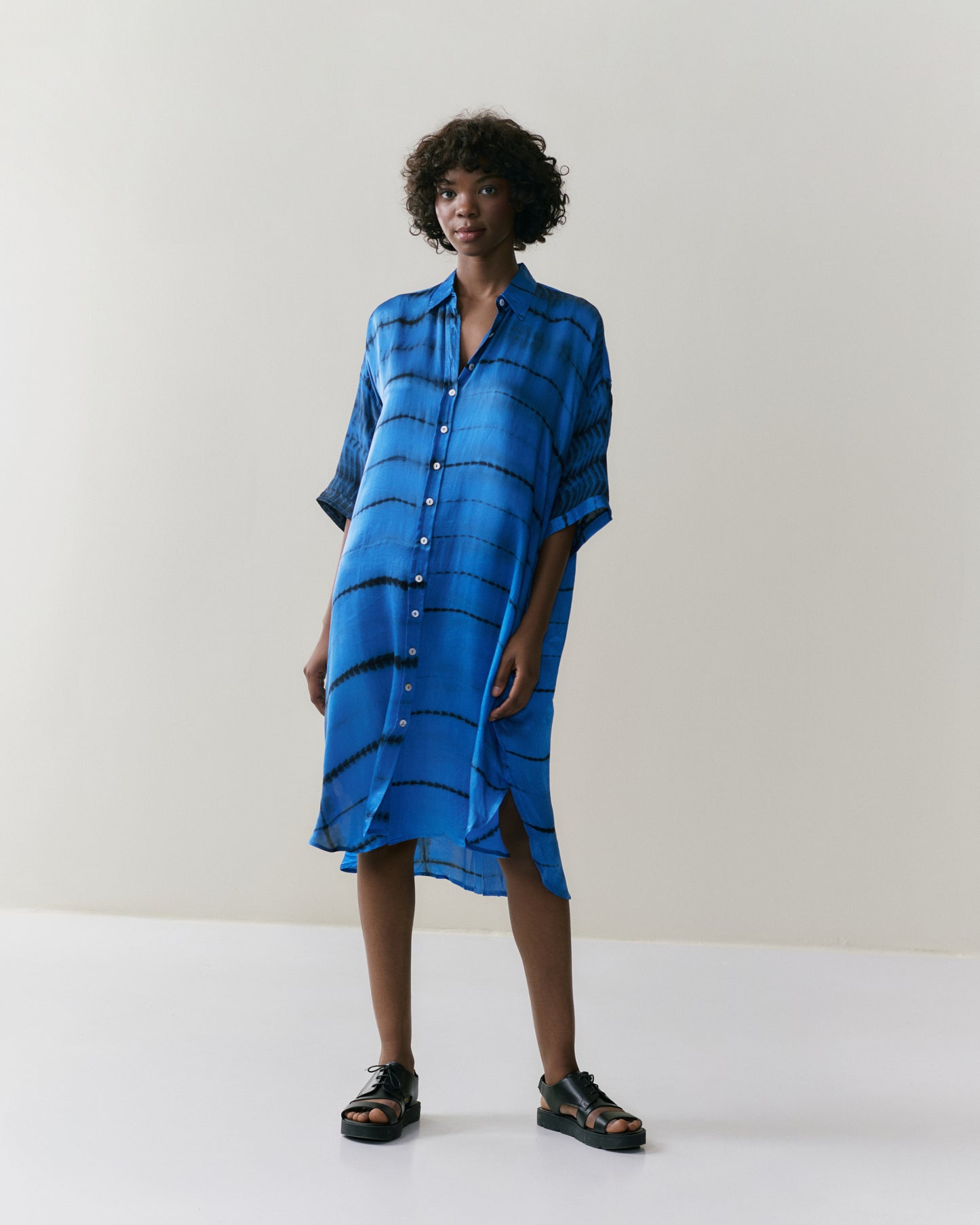 NOUS antwerp JUNE DRESS ladder santorini