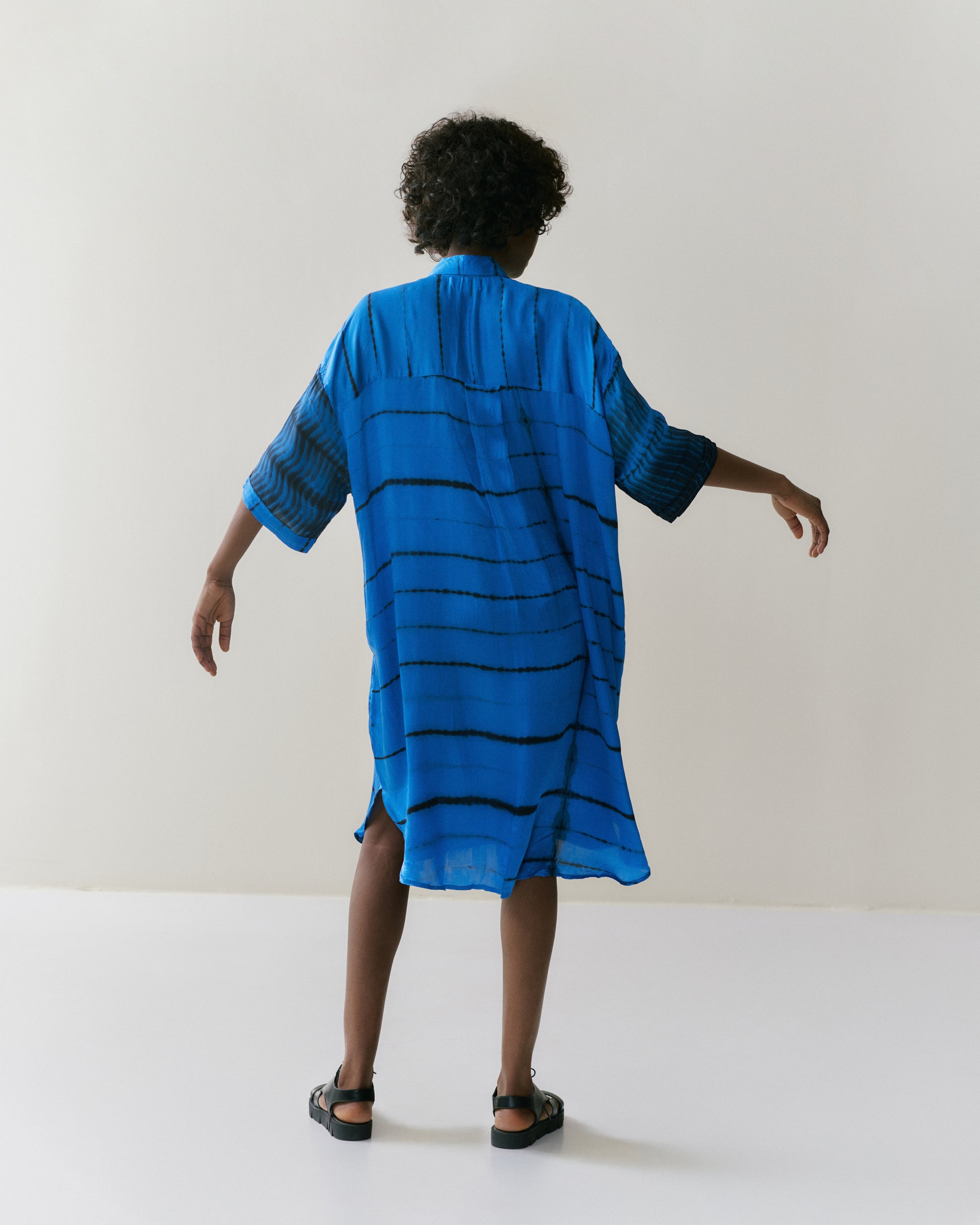 NOUS antwerp JUNE DRESS ladder santorini