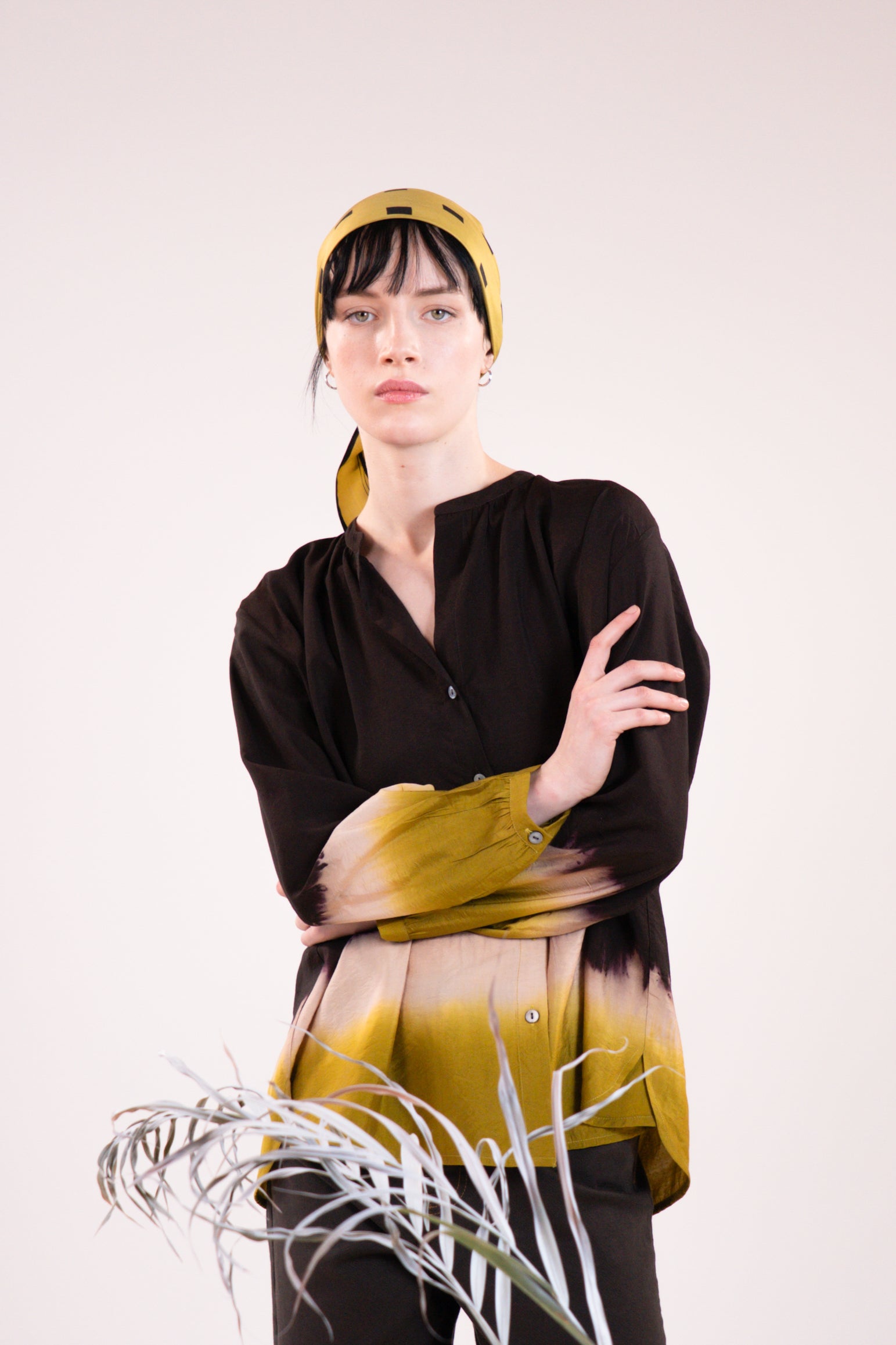 NOUS antwerp LIMA BLOUSE sunset chocolate
