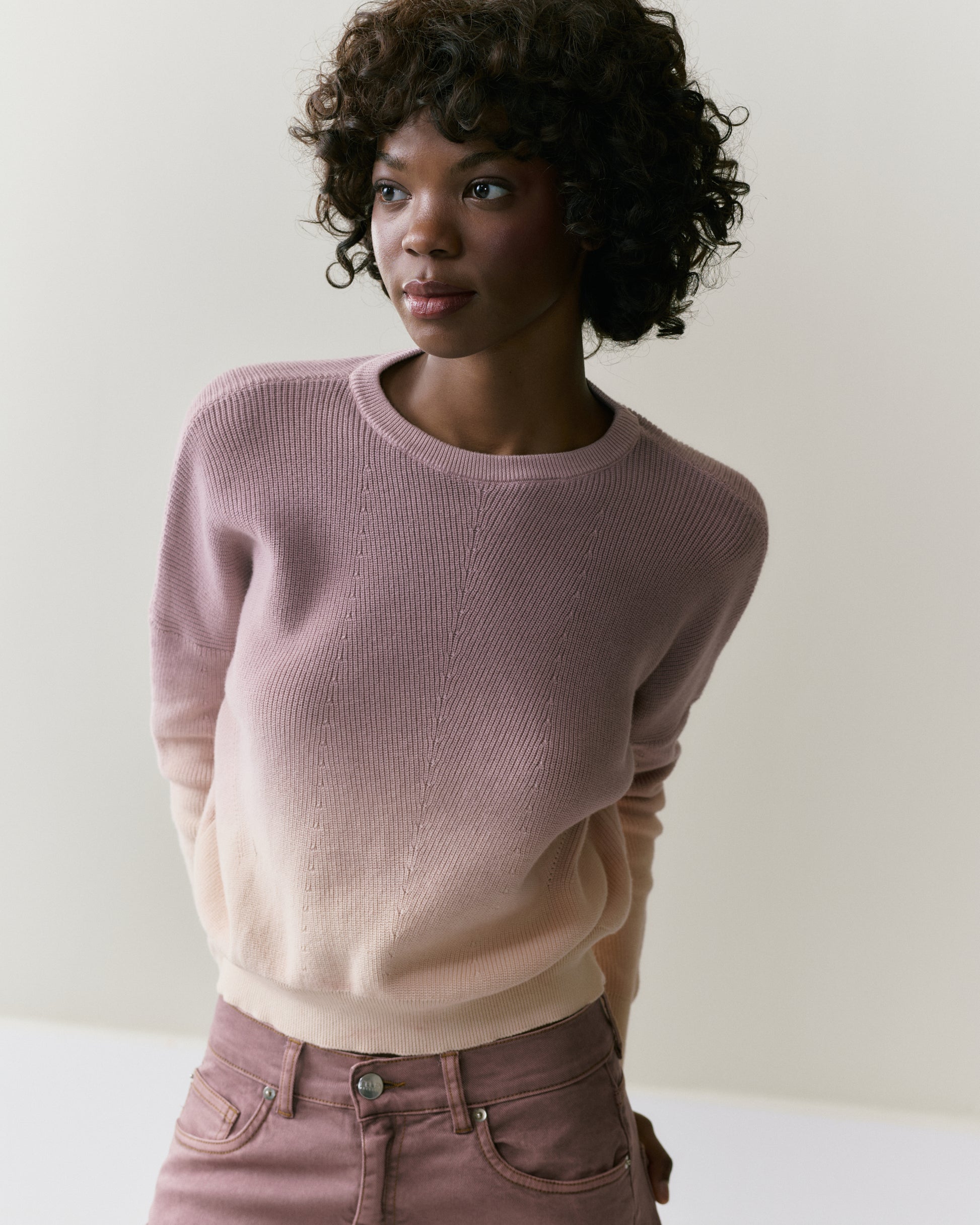 NOUS antwerp LIO PULL-OVER ombre mauve