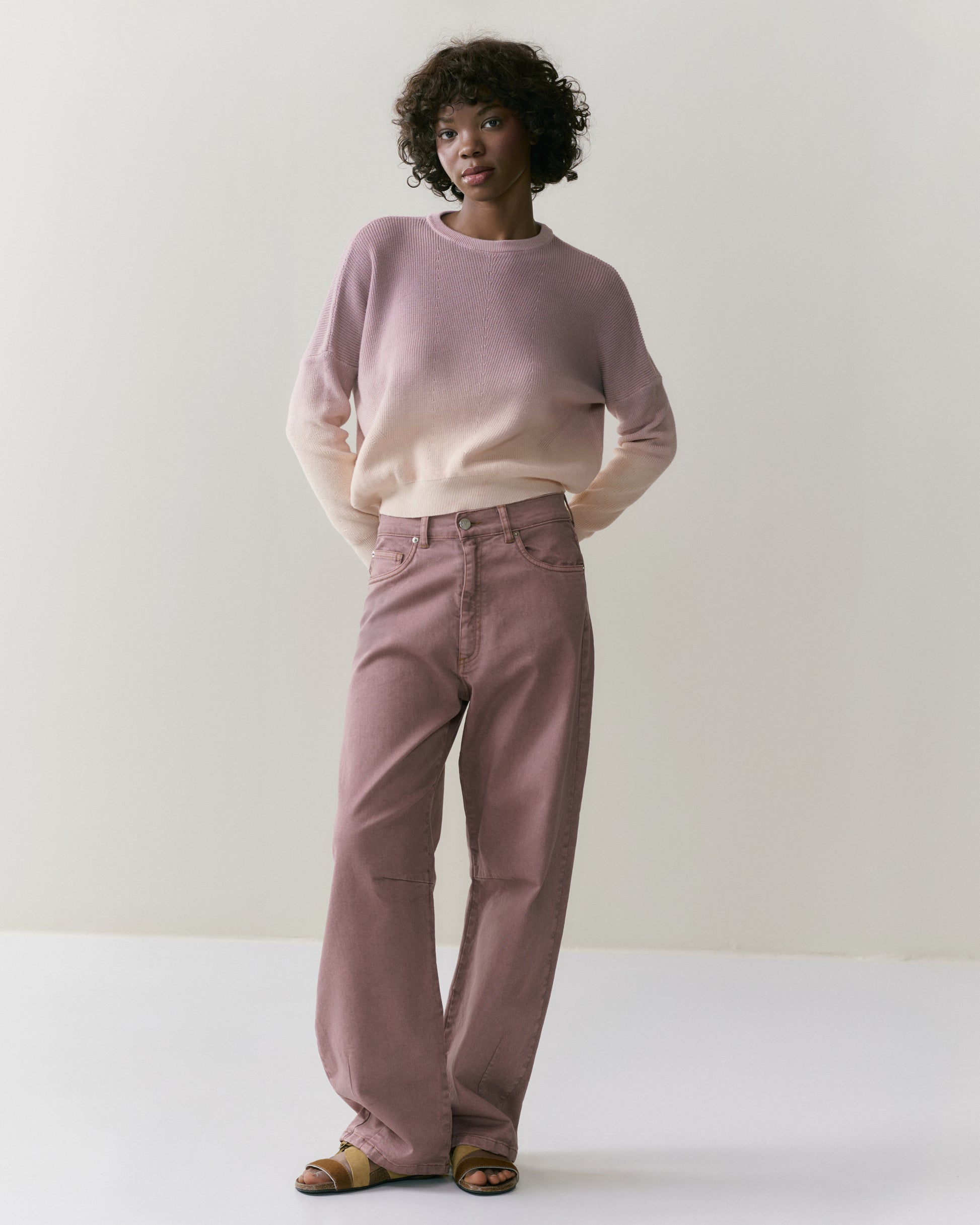 NOUS antwerp LIO PULL-OVER ombre mauve