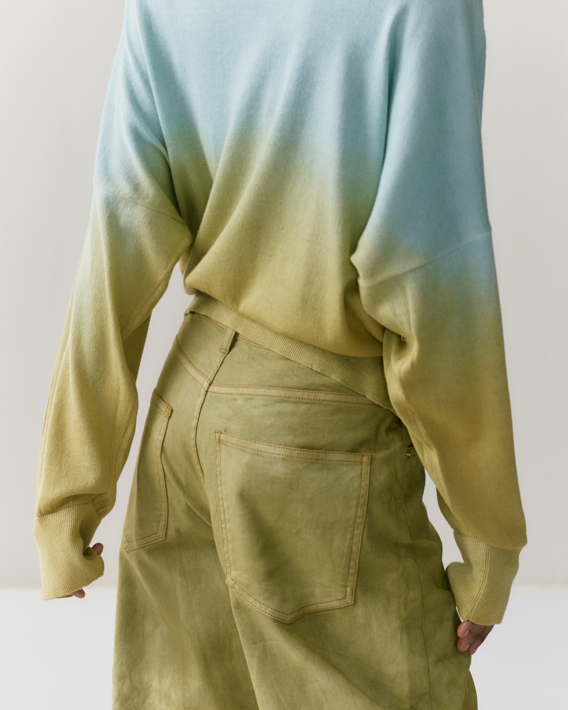 NOUS antwerp LOLA PULL-OVER ombre sage