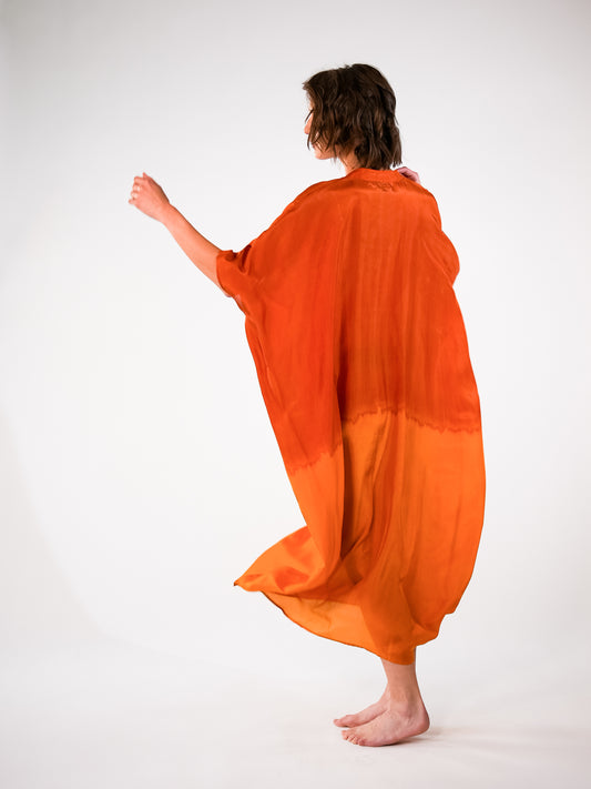 NOUS antwerp LORE KAFTAN degrade terra
