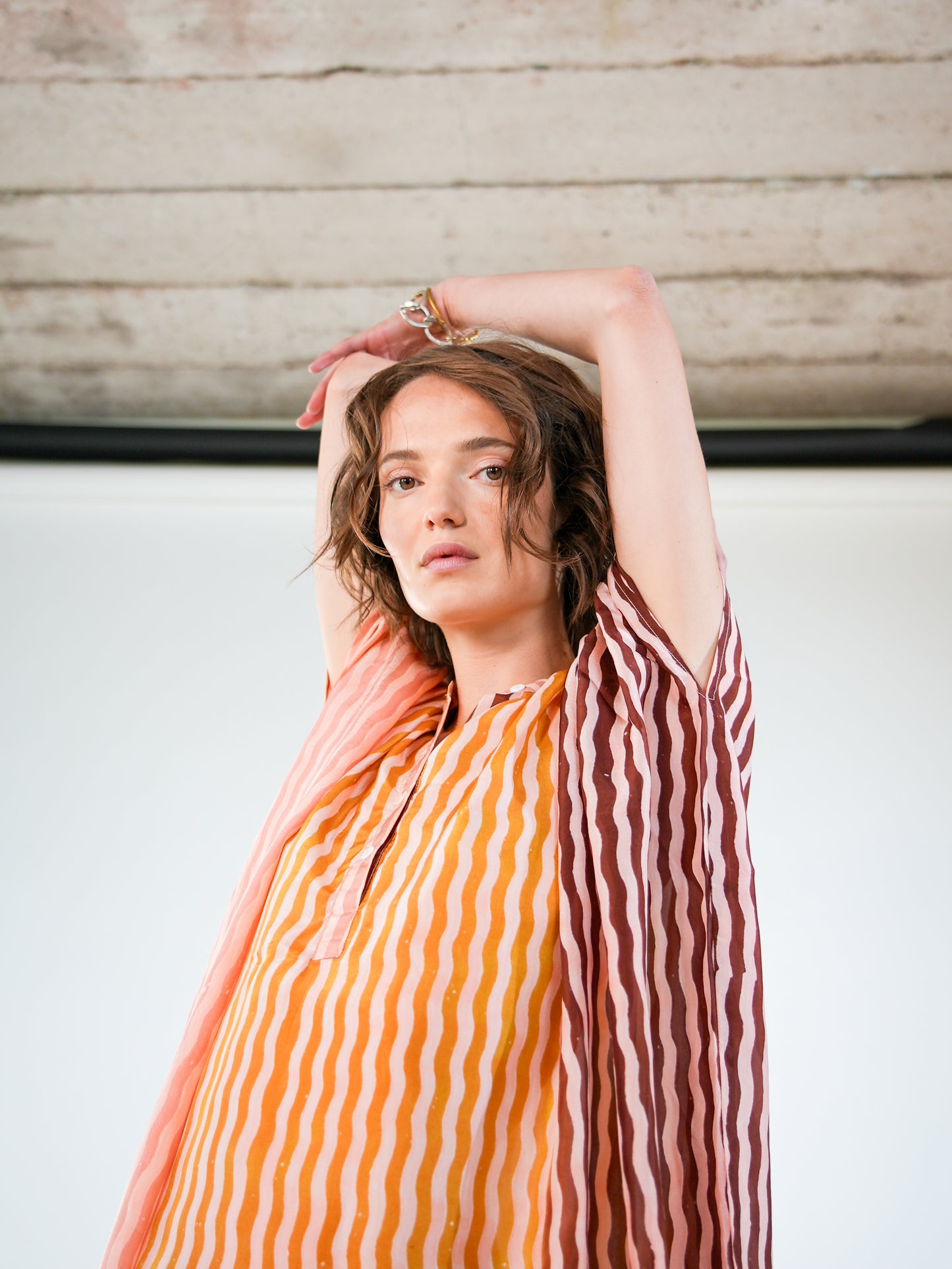 NOUS antwerp LORE KAFTAN river pink
