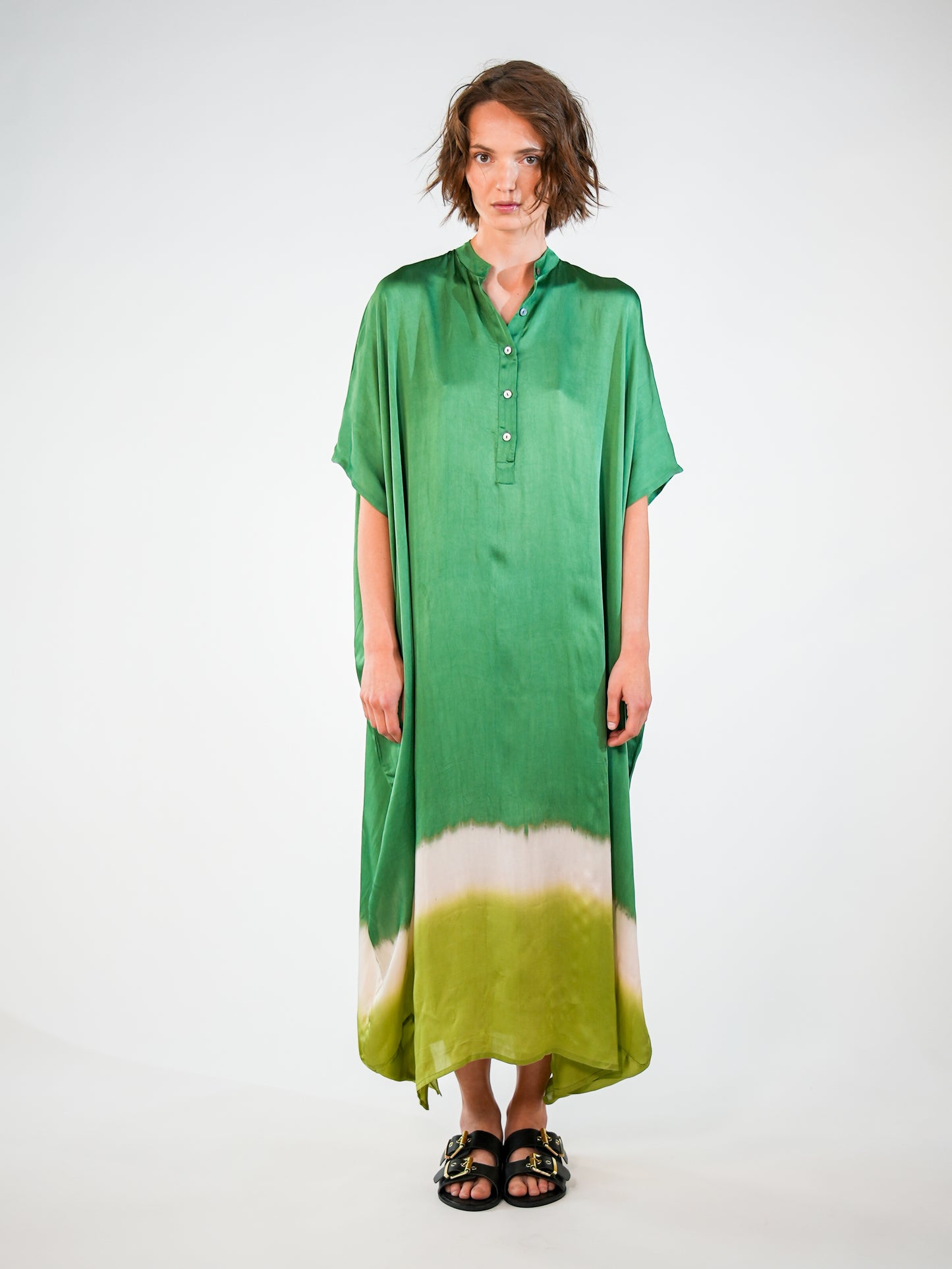 NOUS antwerp LORE sunset KAFTAN sunset green